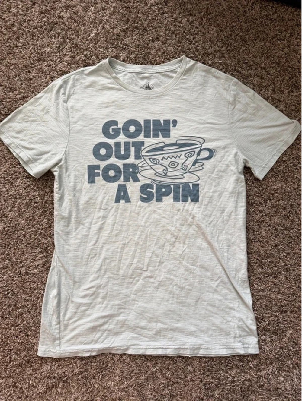 Disney parks goin out for a spin t shirt medium funny